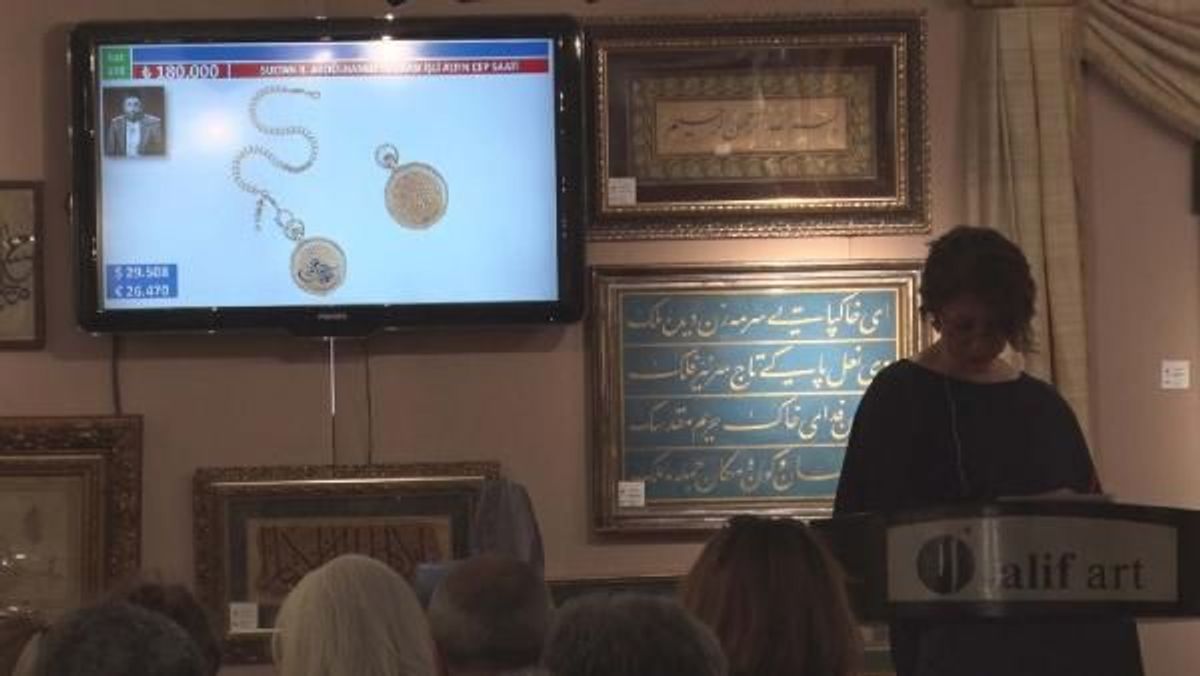 Abdülhamid'in saati rekor ücrete satıldı