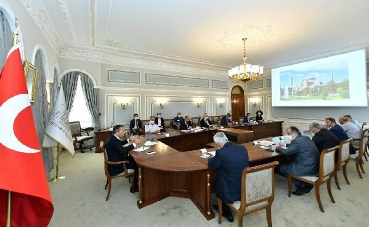 İstanbul Valiliği'nde Ayasofya koordinasyon toplantısı