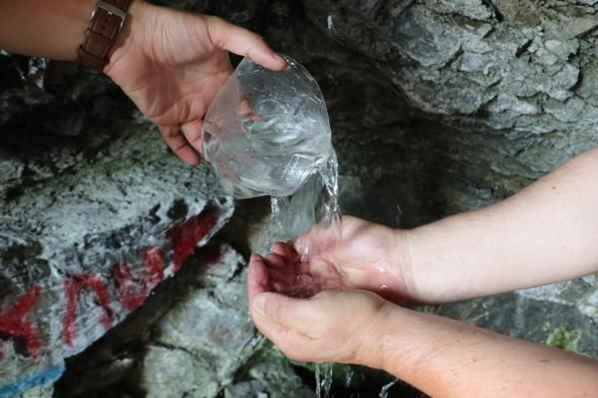 Amasya'daki Venk Suyu'nu vaftiz için götürüyorlar