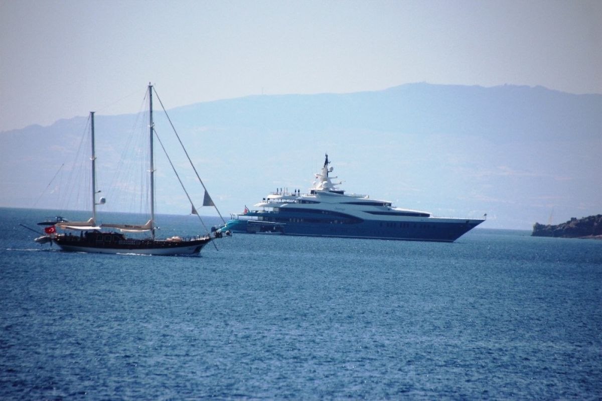 Bodrum, milyon dolarlık yatlara ev sahipliği yapıyor