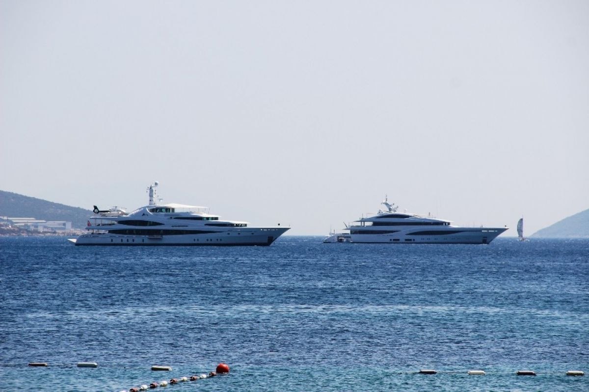 Bodrum, milyon dolarlık yatlara ev sahipliği yapıyor