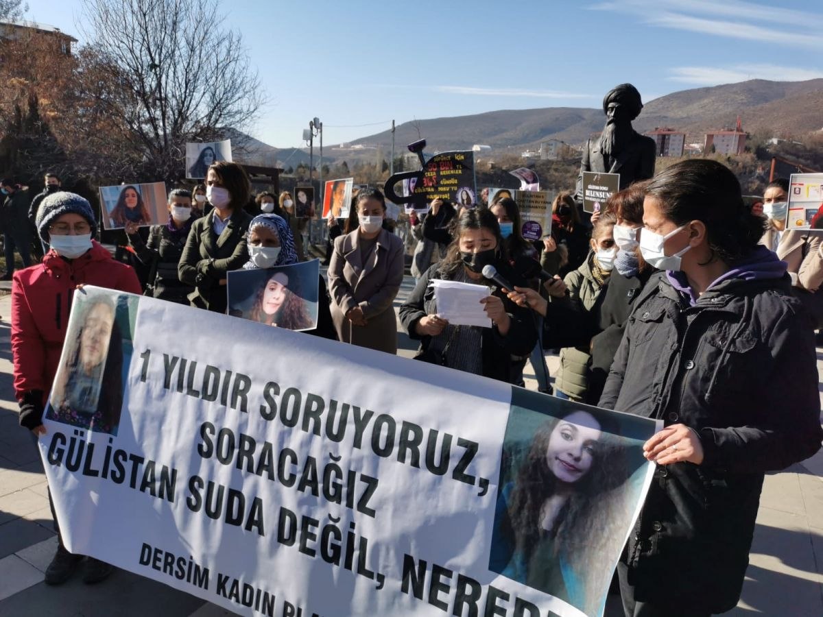 Tunceli'de kaybolan Gülistan Doku, 1'inci yılında anıldı