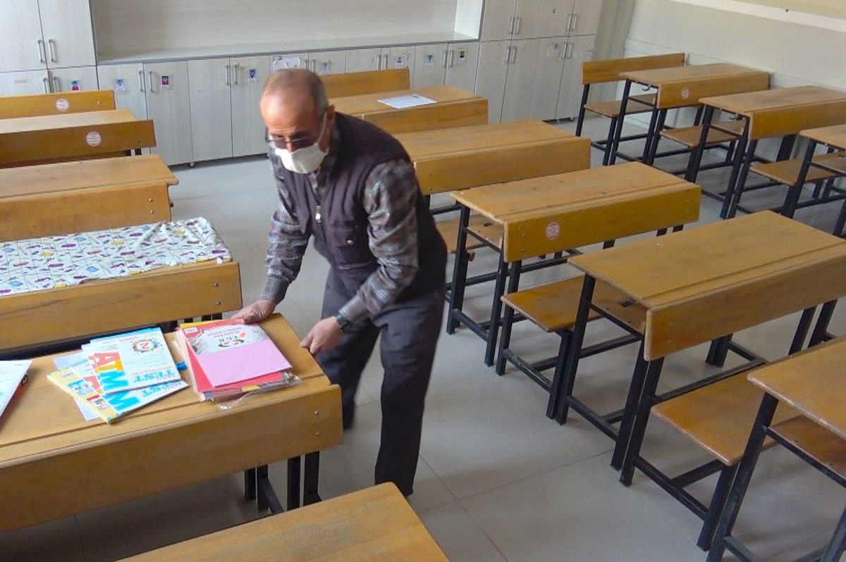 Konya'da hafızasıyla tanınan temizlik görevlisi