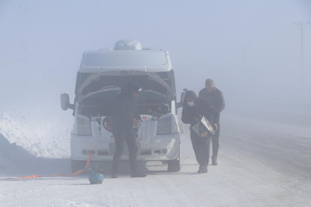 Van'da hava sıcaklığı eksi 39,2 dereceye kadar düştü