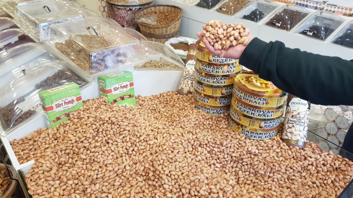 Siirt fıstığının fiyatı yarı yarıya düştü
