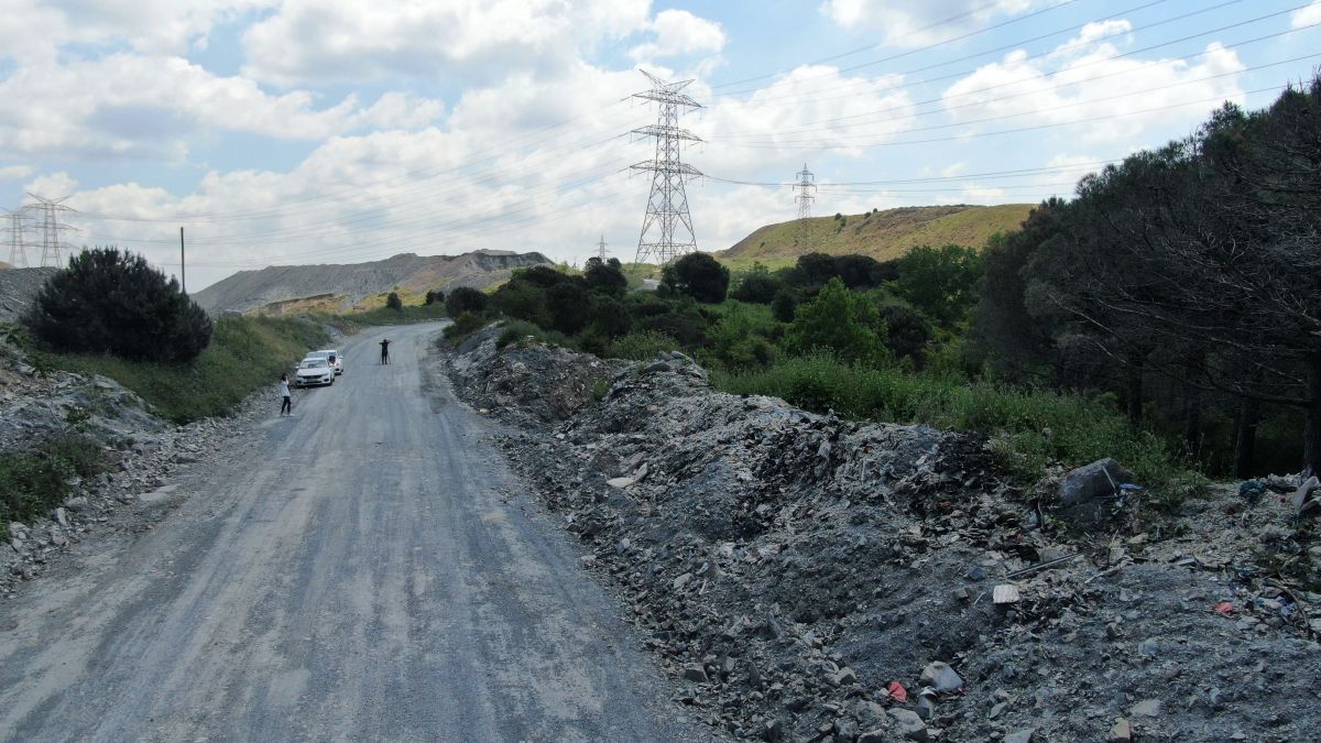 Alibeyköy Barajı'nın çevresi plastik çöplüğüne döndü