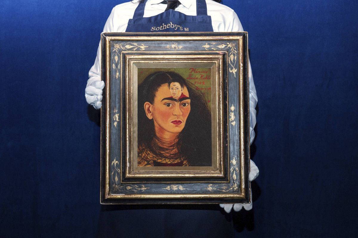 Frida Kahlo'nun son otoportresi 34,9 milyon dolara satıldı