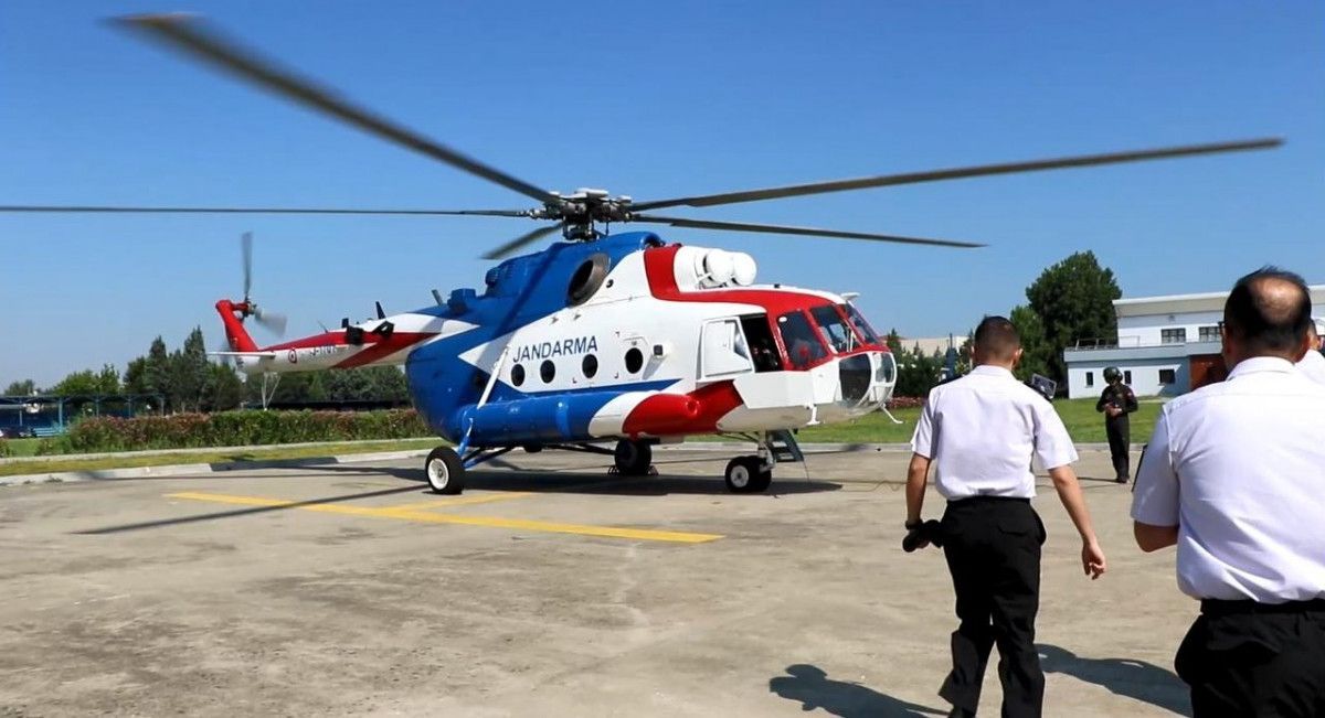 Bursa'da orman yangınlarına karşı helikopterli denetim