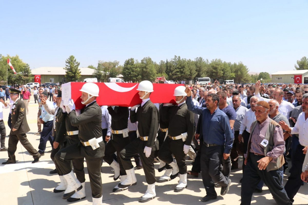 Siirt şehidini uğurladı