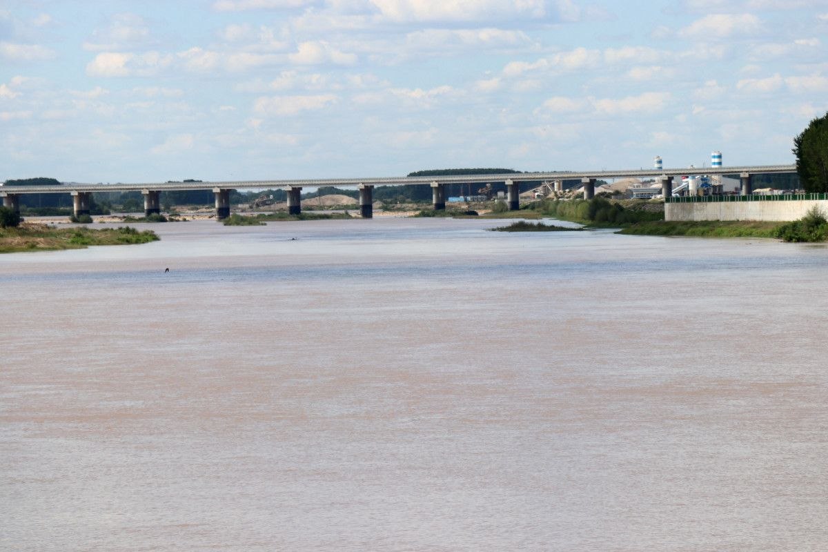 Edirne'de Meriç Nehri'nin debisi 2 kat arttı