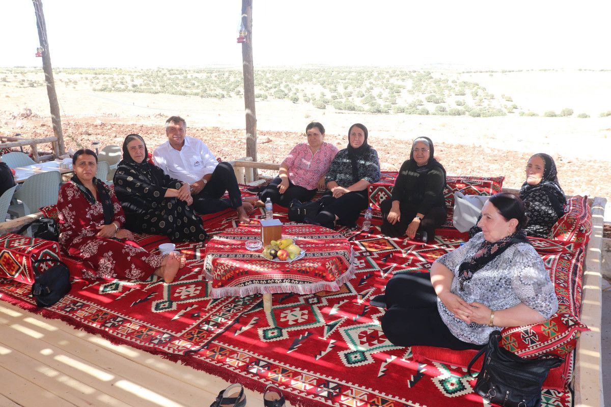 Çocukları Avrupa'dan dönsün diye Mardin'e havuzlu villa yaptırdı