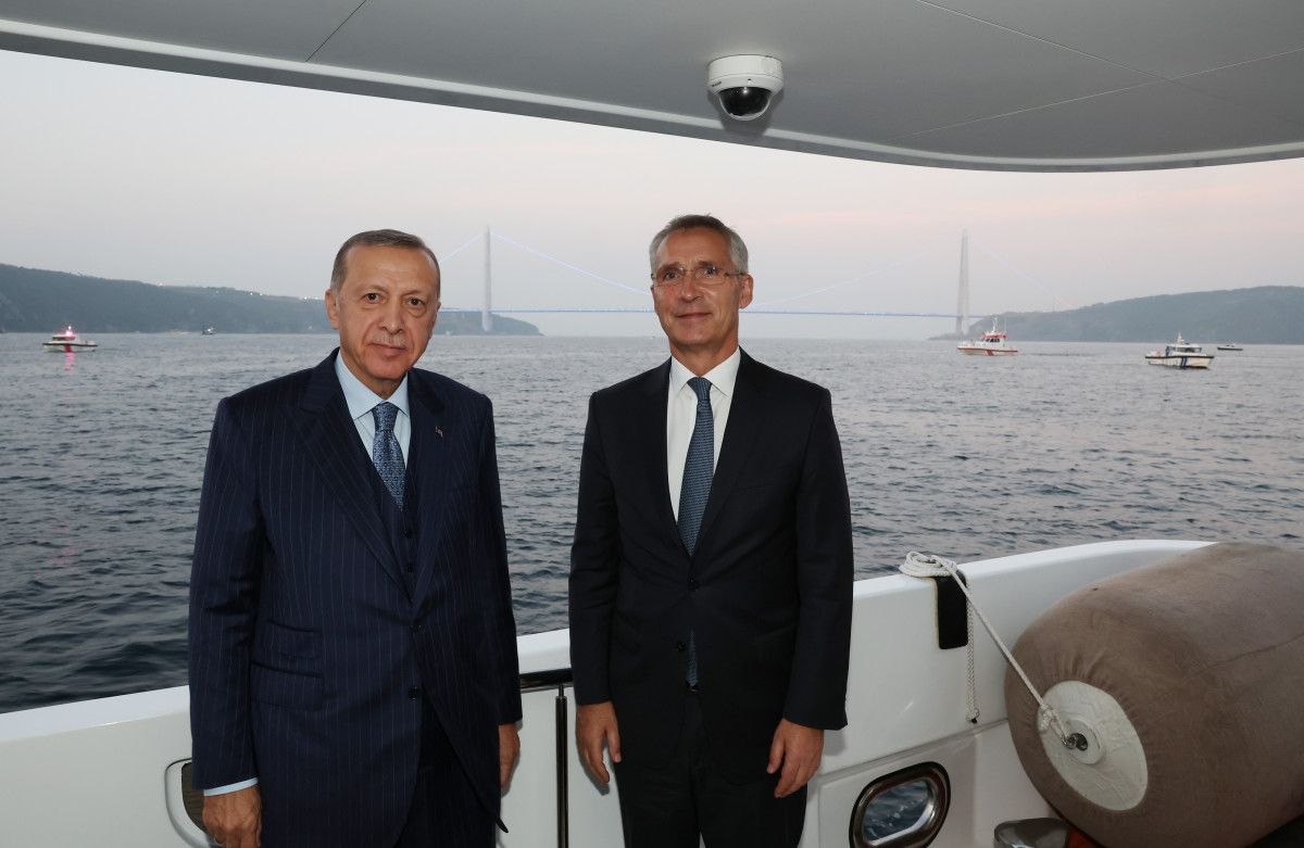 Cumhurbaşkanı Erdoğan ile Jens Stoltenberg'in görüşmesi sona erdi