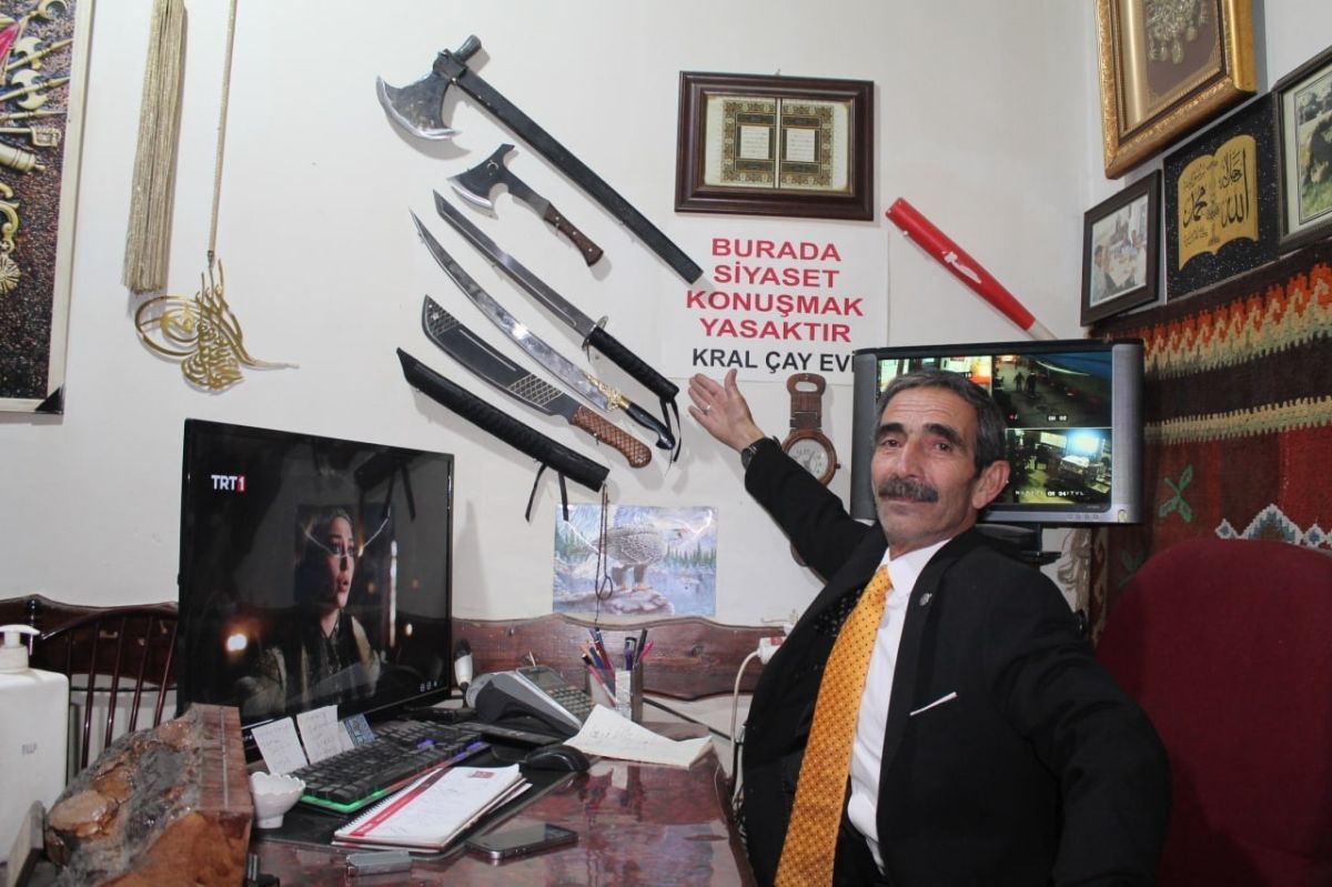 Bayburt’taki bu çayevinde asla siyaset konuşulmuyor