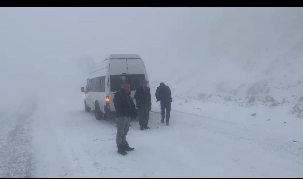 Van'da kar mesaisi başladı