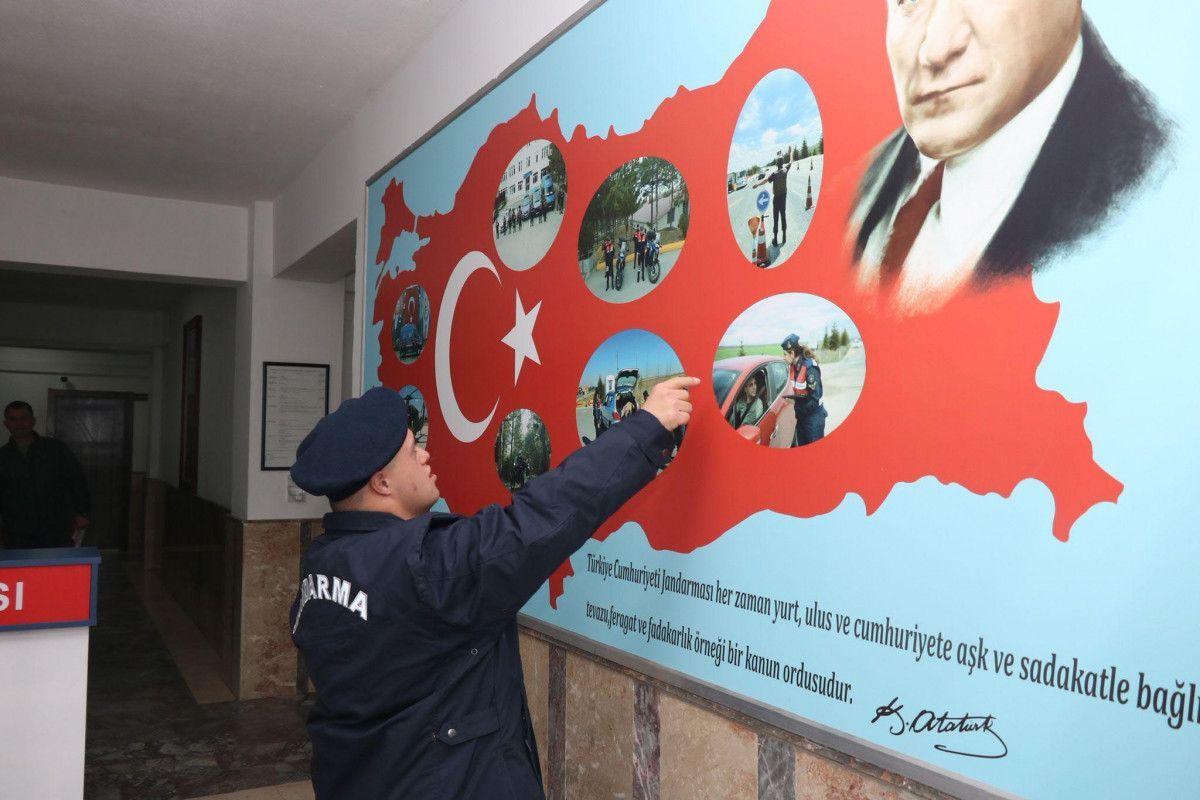 Eskişehir'de down sendromlu Mücahid bir günlüğüne asker oldu