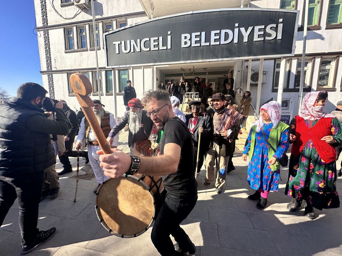Tunceli'de yeni yılın gelişi 'Gağan' geleneğiyle kutlandı