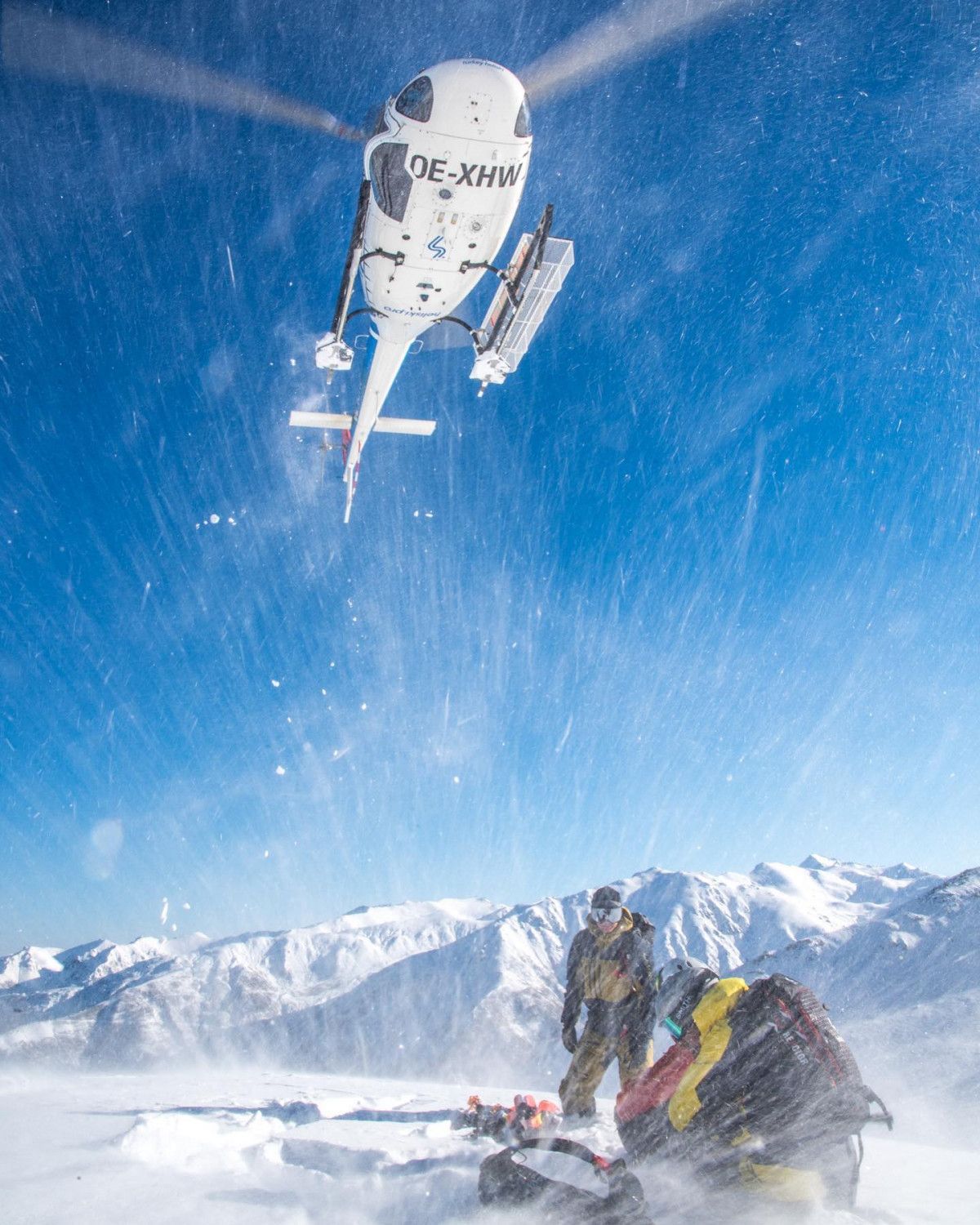 İsviçre'den Kaçkarlar'a heliski için geldiler