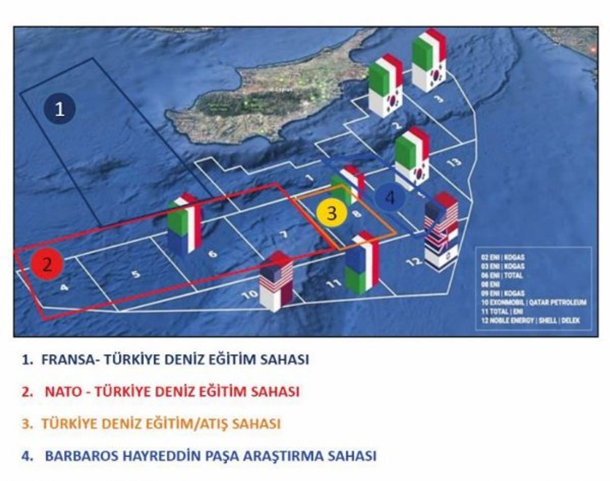 Barbaros Güney Kıbrıs'ta araştırmalara başladı