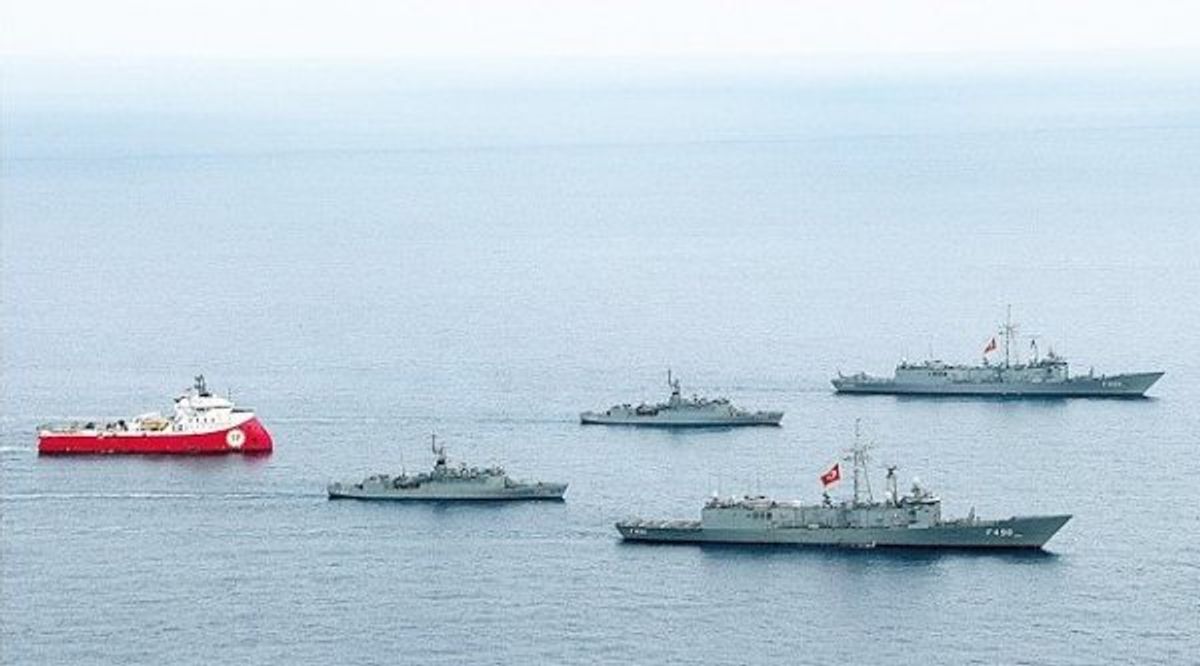 Barbaros Güney Kıbrıs'ta araştırmalara başladı