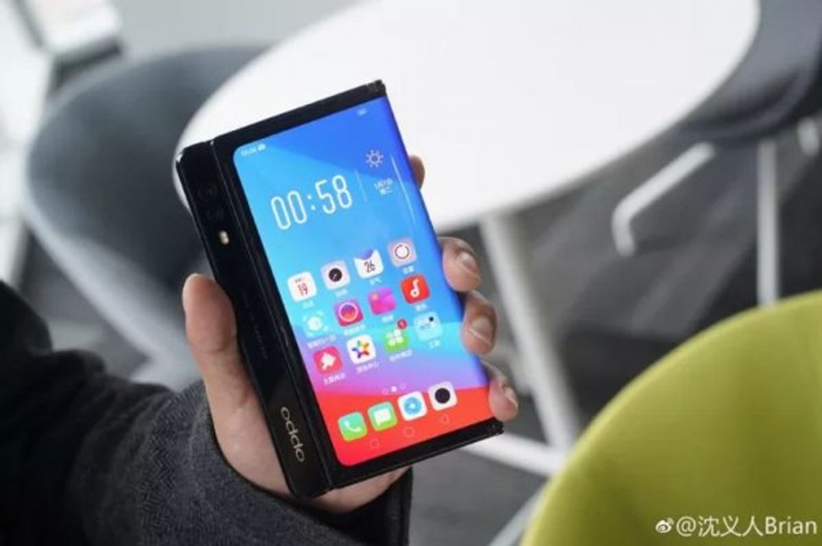 Oppo'nun katlanabilir telefonu görüntülendi