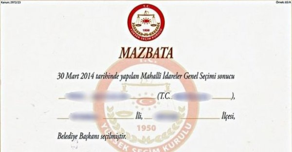 Mazbata nedir