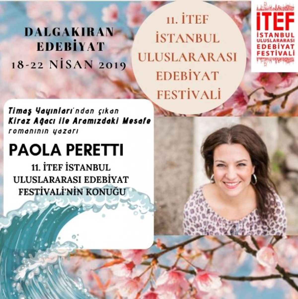 Yazar Paola Peretti, okuruyla bulışmak için Türkiye’de