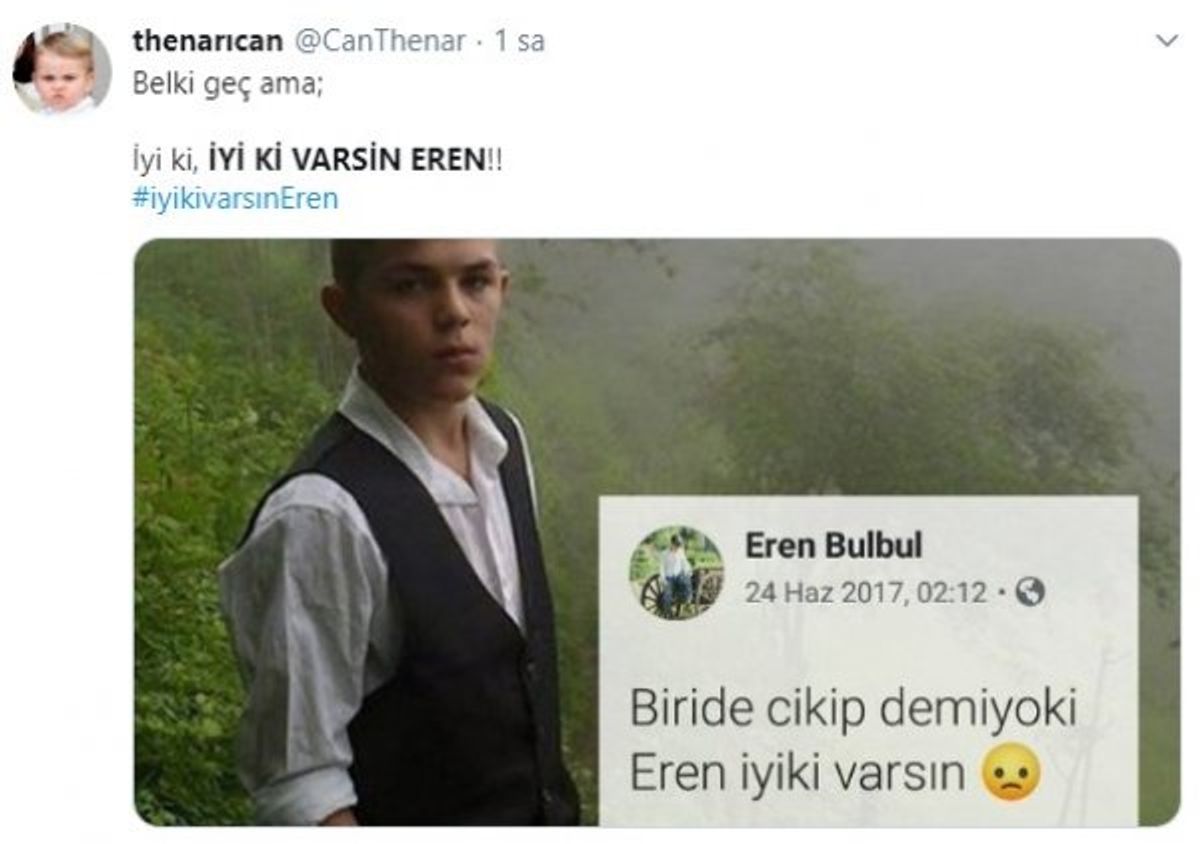 Eren Bülbül'ün paylaşımı yeniden yürekleri dağladı
