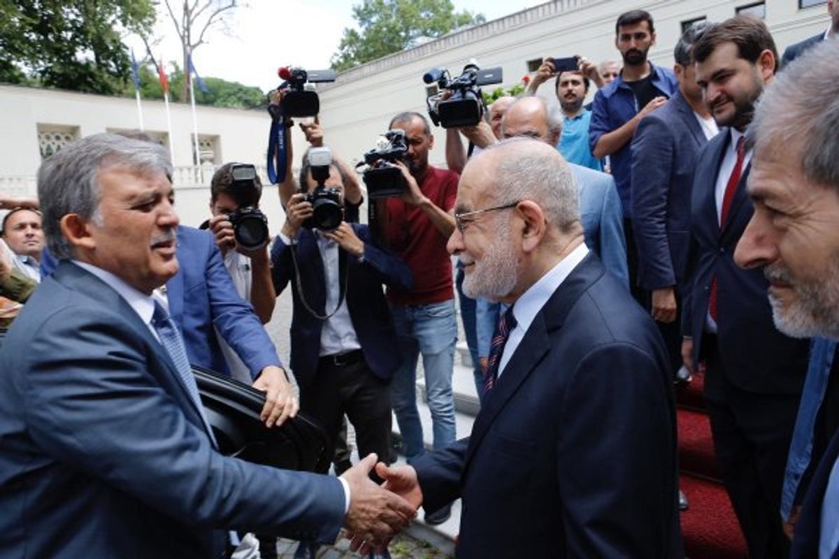 Abdullah Gül, Saadet Partisi'nin etkinliğinde