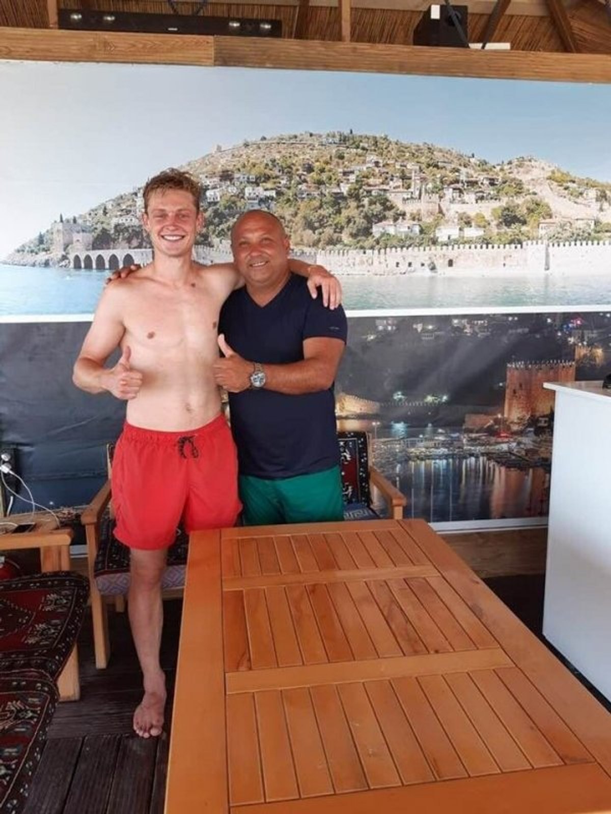 Barcelona’nın yeni transferi Frenkie de Jong Alanya'da