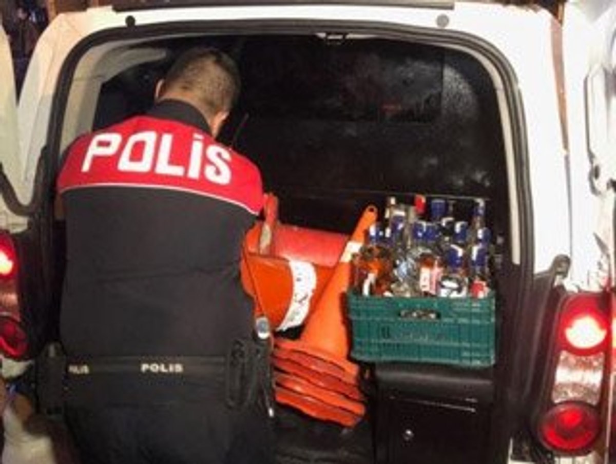 Ankara'da sahte içki operasyonu