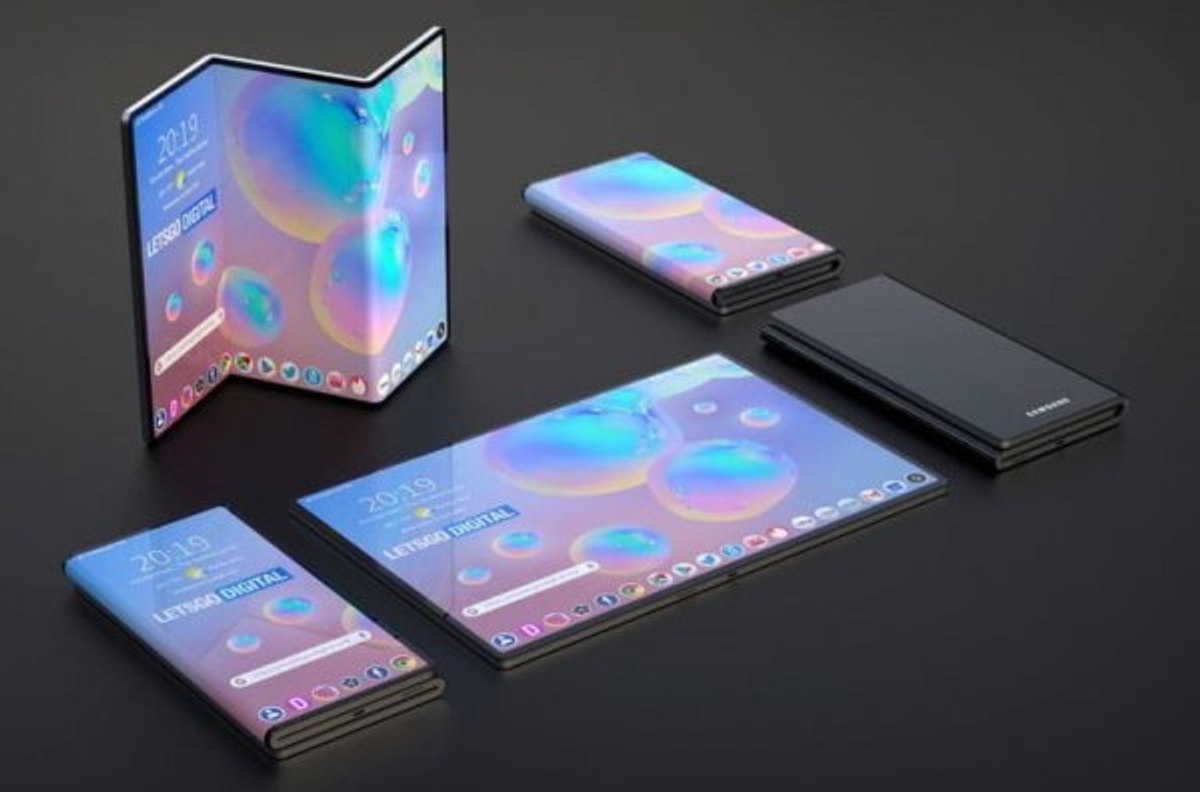 Samsung, Z şeklinde katlanabilen yeni bir telefon patenti aldı