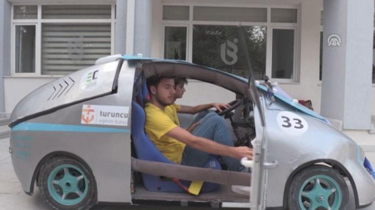 Isparta'da öğrencilerin yaptığı araç yenilendi