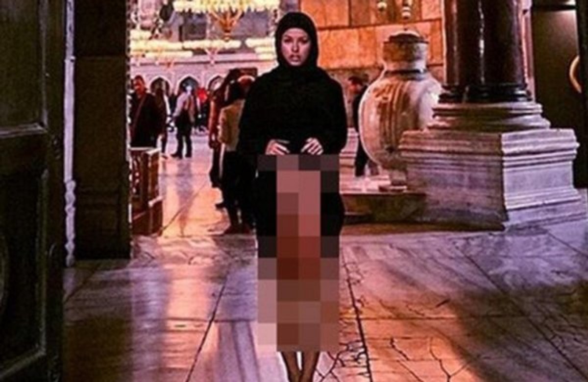 Çıplak poz veren Belçikalı mankene soruşturma