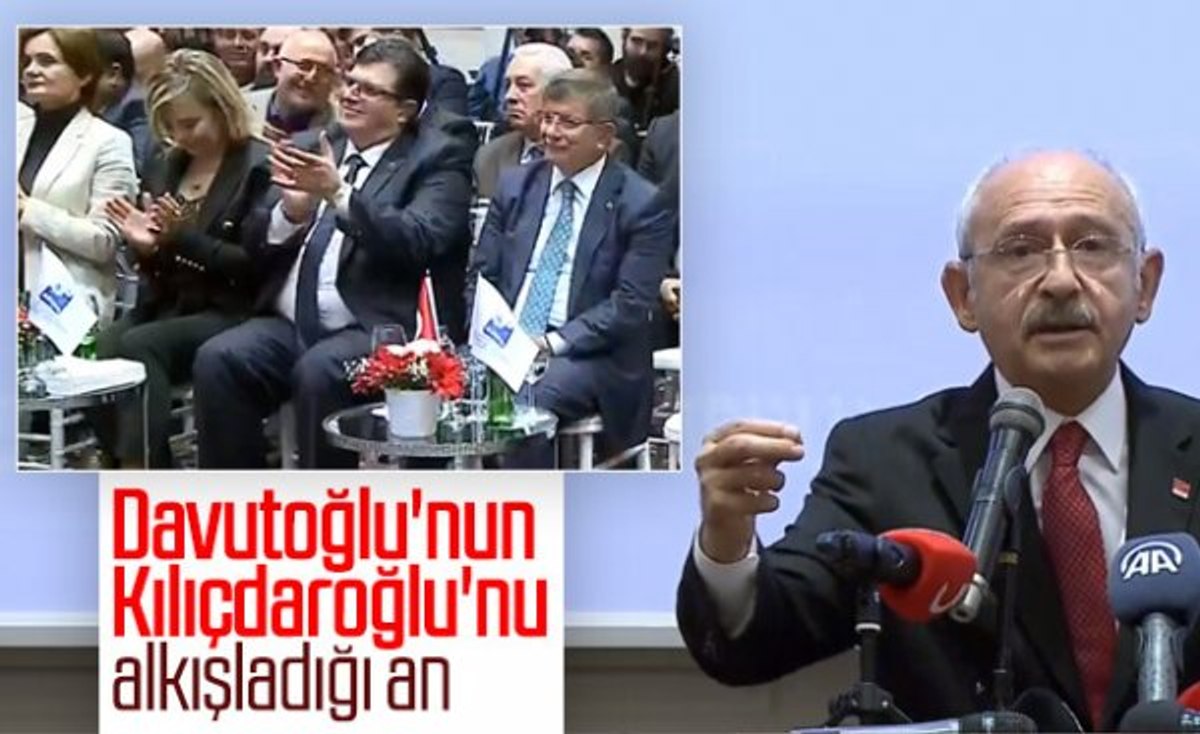 Kılıçdaroğlu, Karamollaoğlu ve Davutoğlu aynı karede