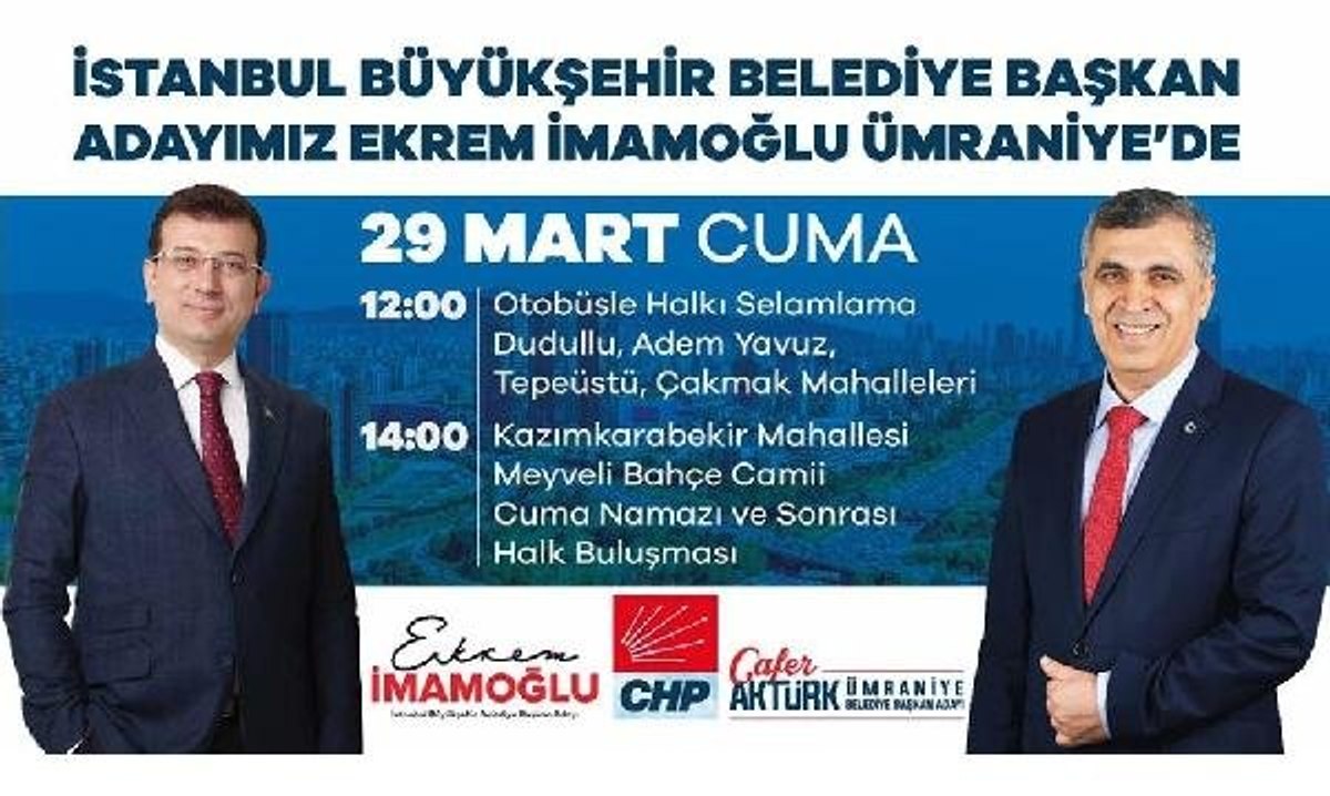 CHP’nin başkan adayı, Şehir Hatları’na atandı