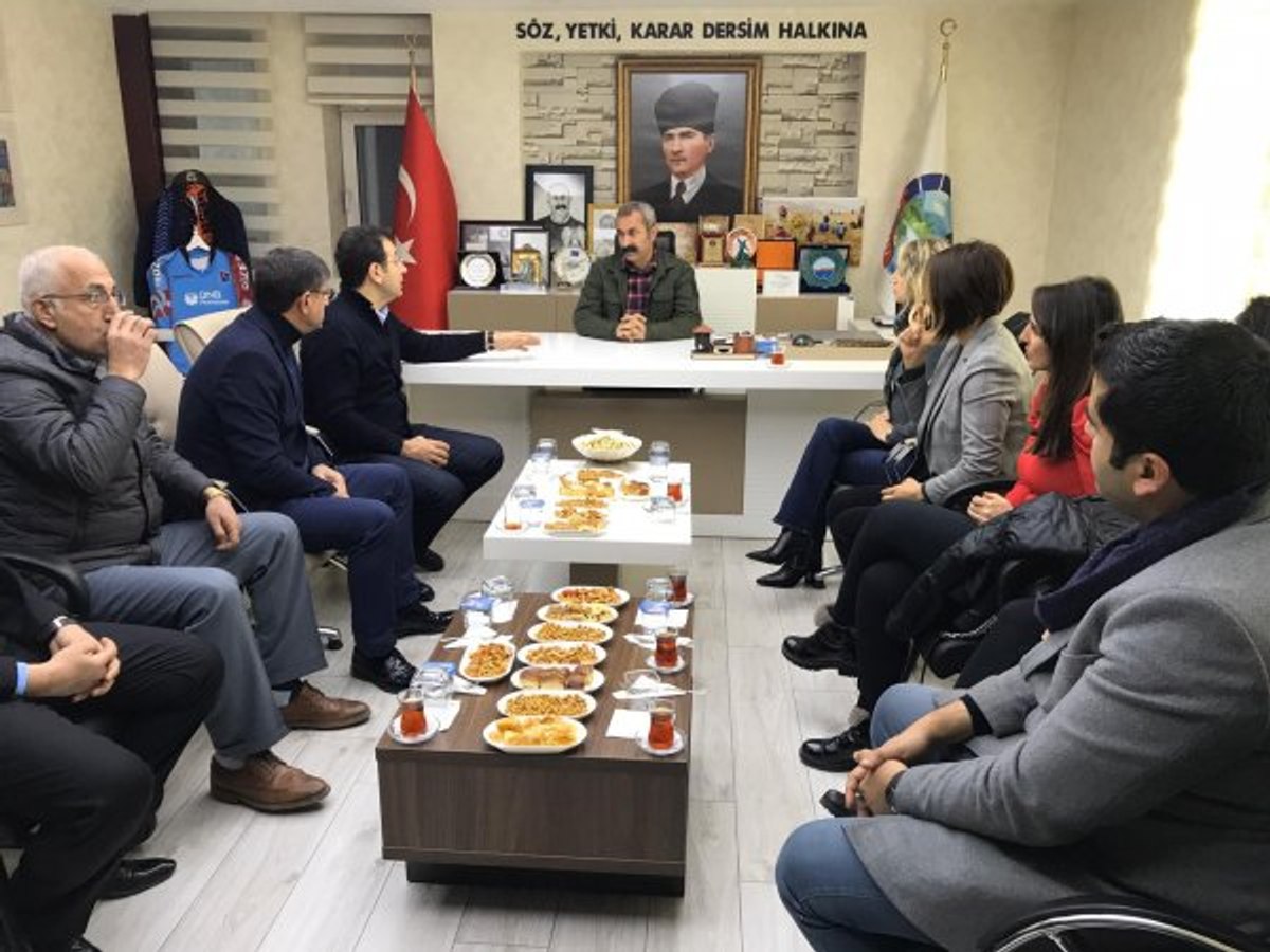 İBB Başkanı İmamoğlu Tunceli'de