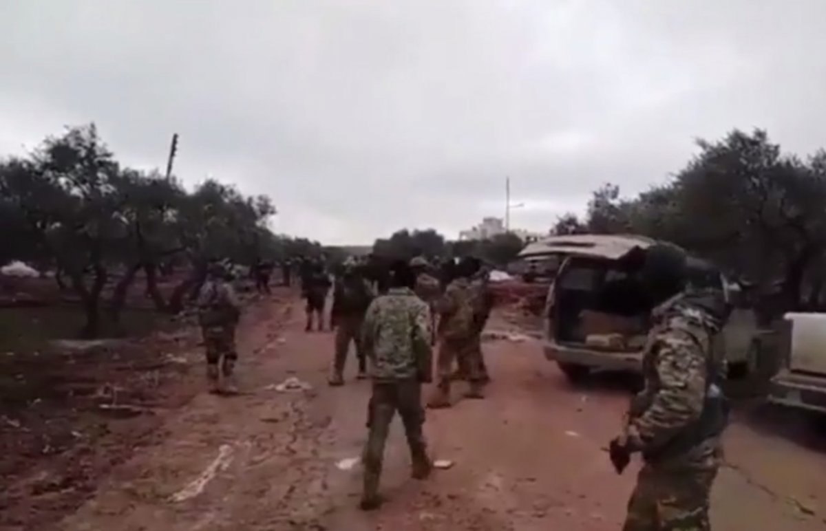 SMO'nun, Esad'ın helikopterini düşürdüğü anın görüntüsü