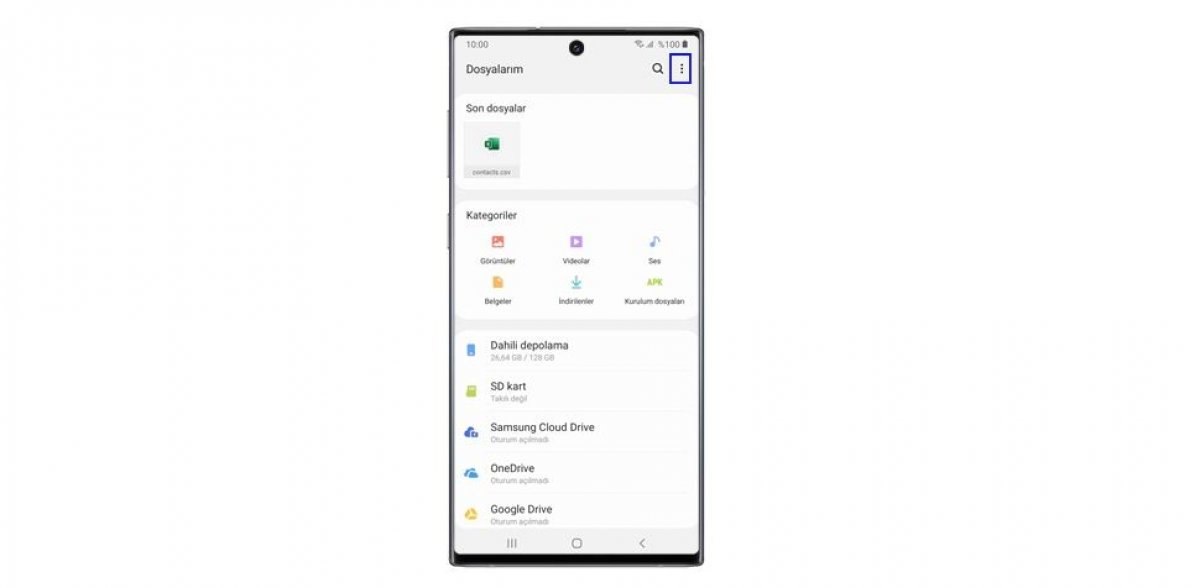 Samsung Galaxy S10 ve Note 10'da bulunan çöp kutusu nasıl kullanılır