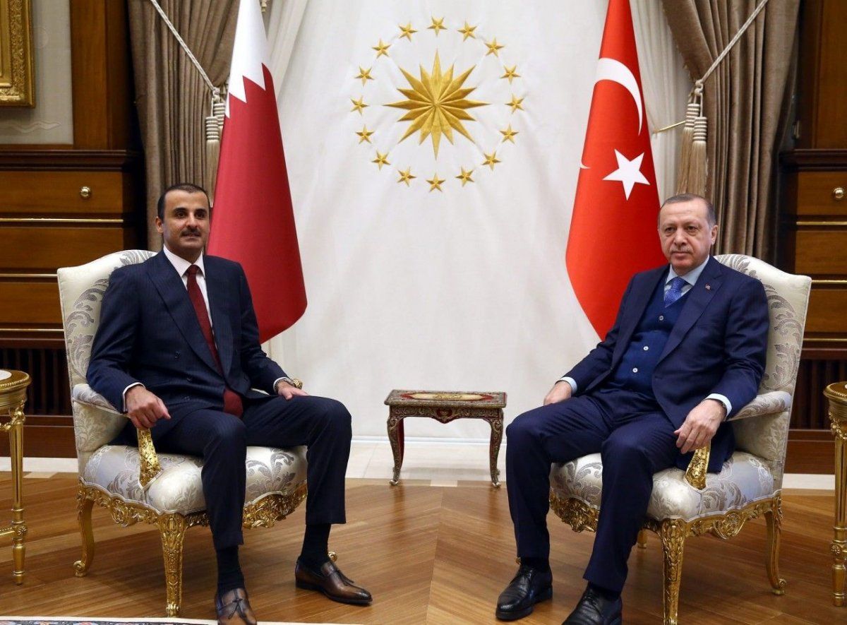 Erdoğan, Katar Emiri Al Sani ile görüştü