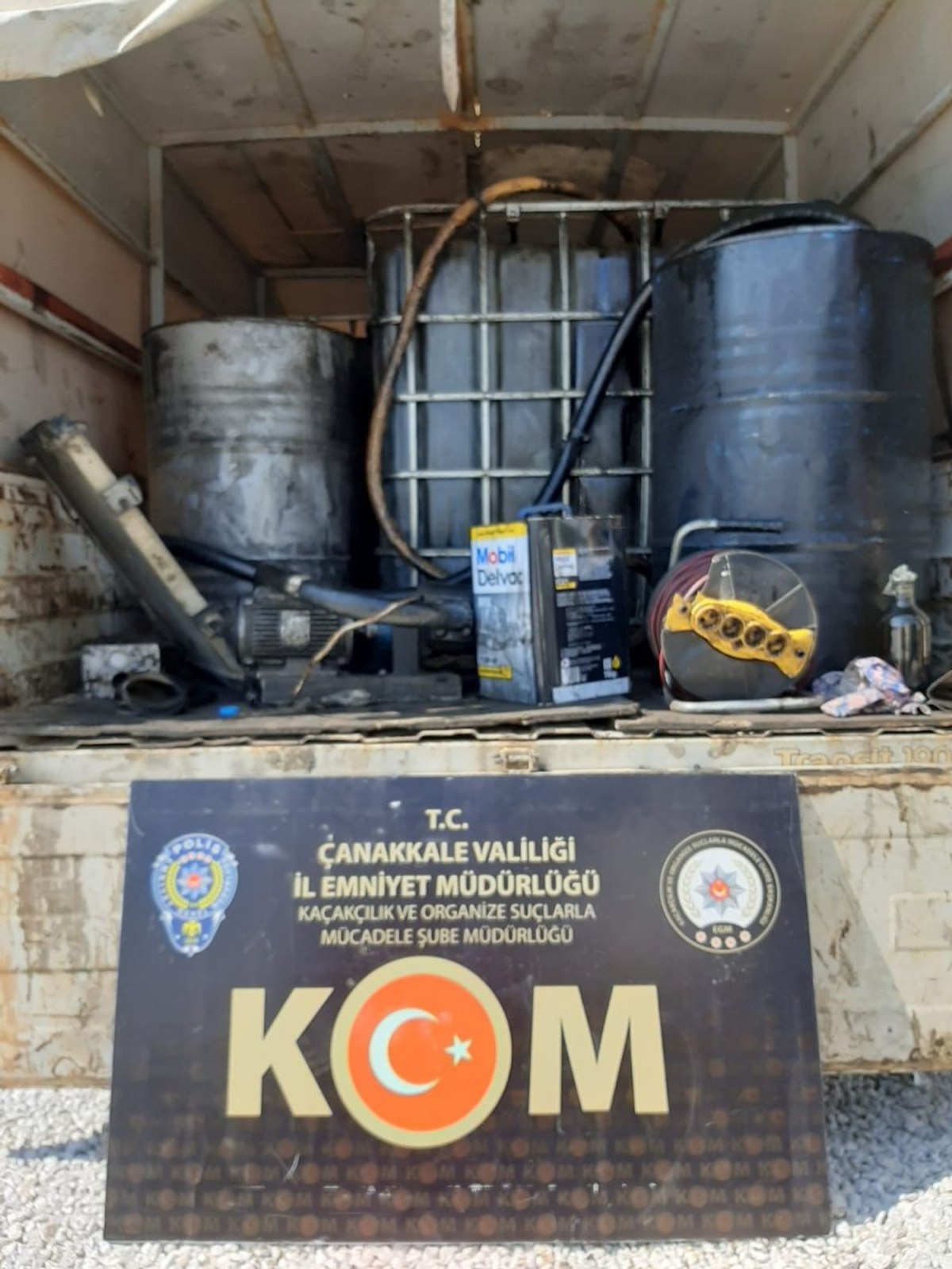 Çanakkale’de kaçak akaryakıt operasyonu