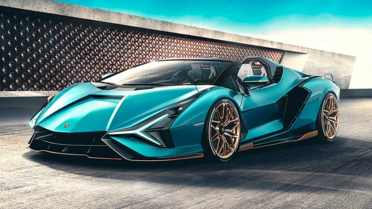 Lamborghini Sian Roadster görücüye çıktı