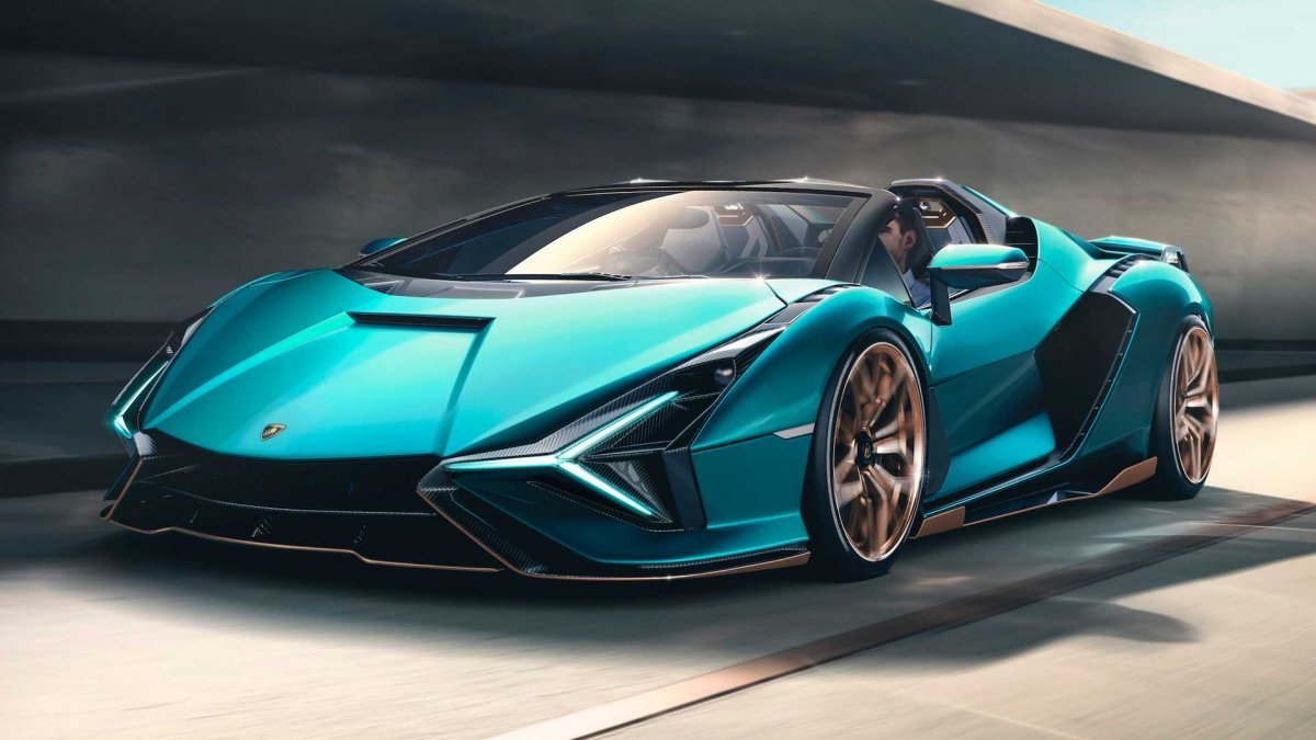 Lamborghini Sian Roadster görücüye çıktı