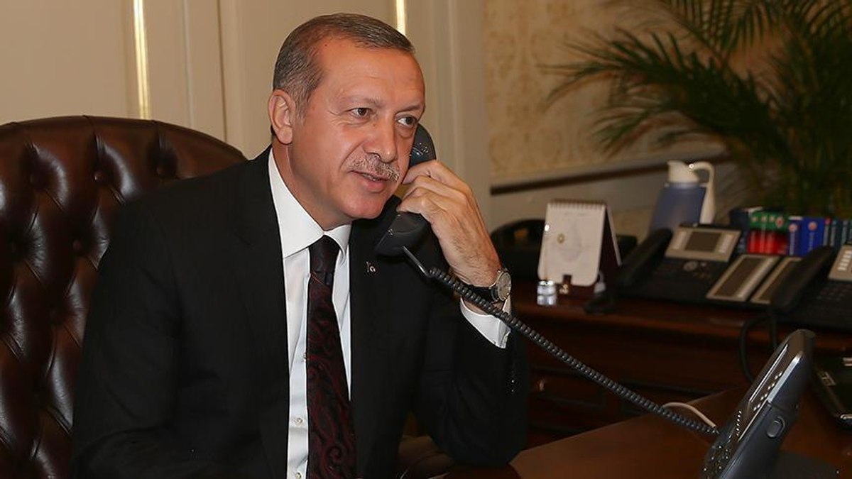 Cumhurbaşkanı Erdoğan liderlerle bayramlaştı