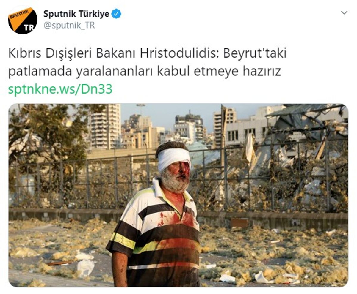 Sputnik, Kıbrıs'ta KKTC'yi yok sayıyor
