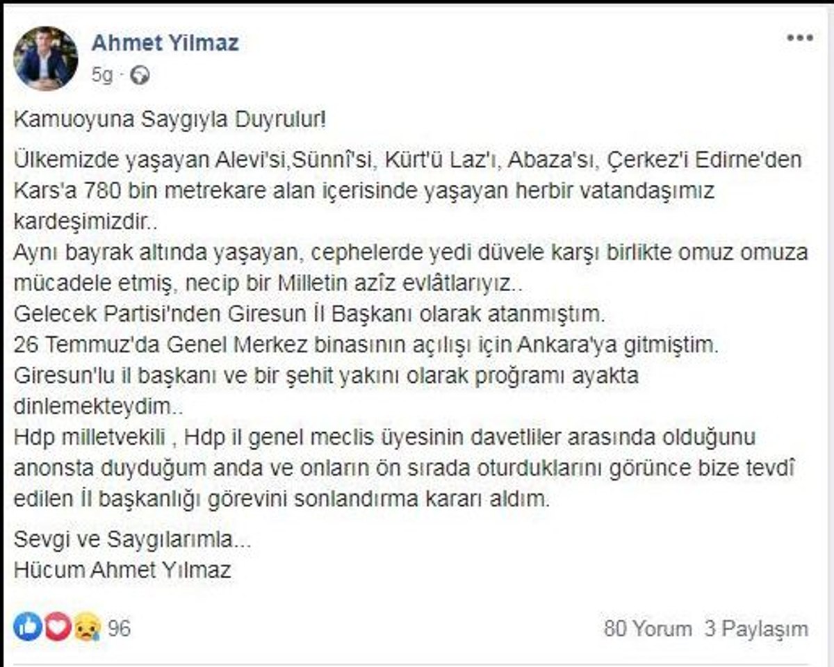 Ahmet Davutoğlu’nun HDP daveti, istifayı getirdi