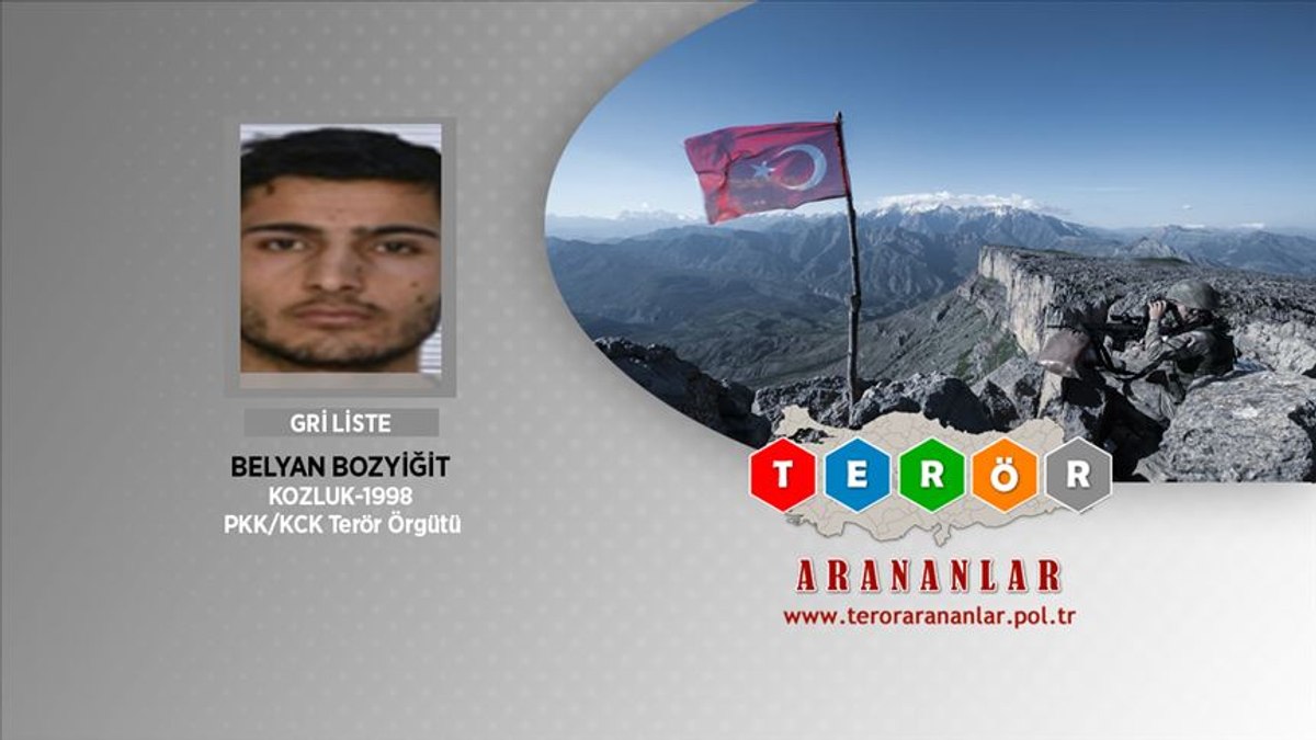 Gri listeye çizik: Belyan Bozyiğit öldürüldü