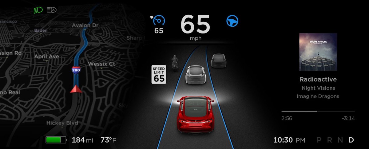 Tesla otomobilleri, artık hız sınırı levhalarını da algılayacak