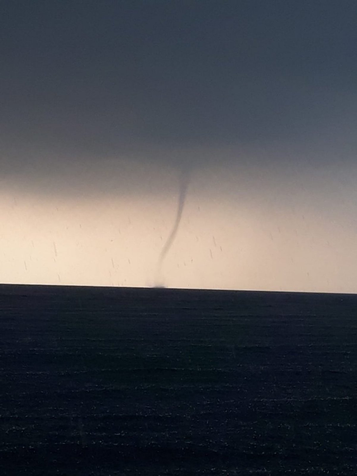 Tekirdağ'da hortum görüntülendi