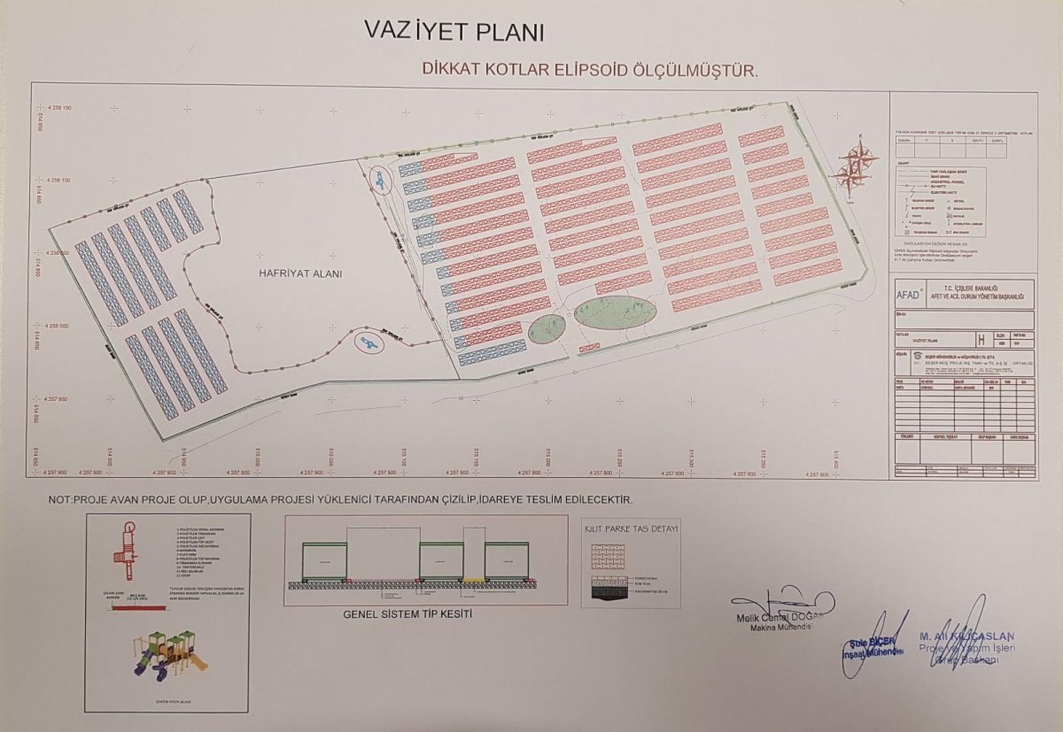 İzmir'de konteyner kentin inşaatına başlandı