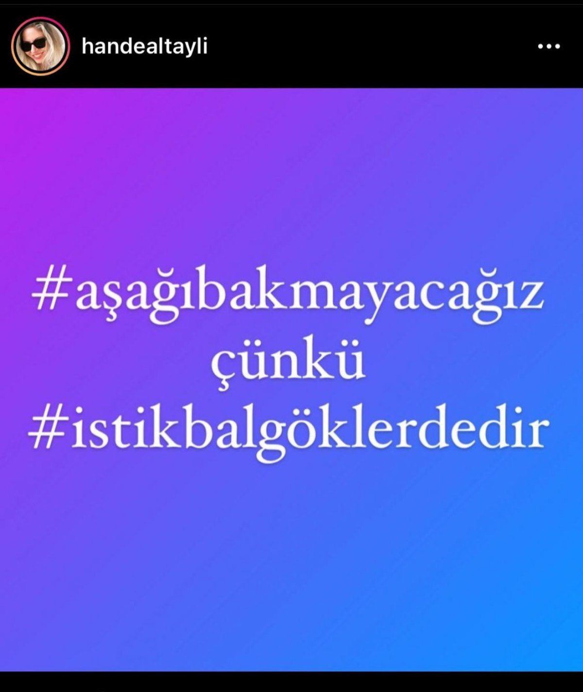 Gezi tayfası aşağı bakmayacağız diyor